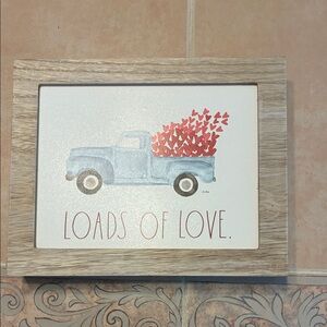 Rae Dunn Brown Wooden Frame